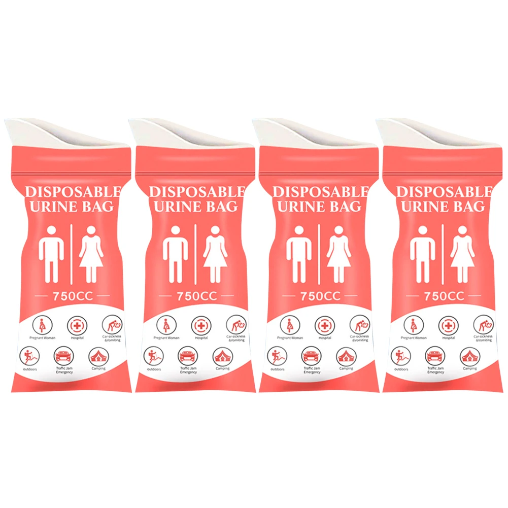 Portable Urinal 4Pcs Disposable Urinal Bag