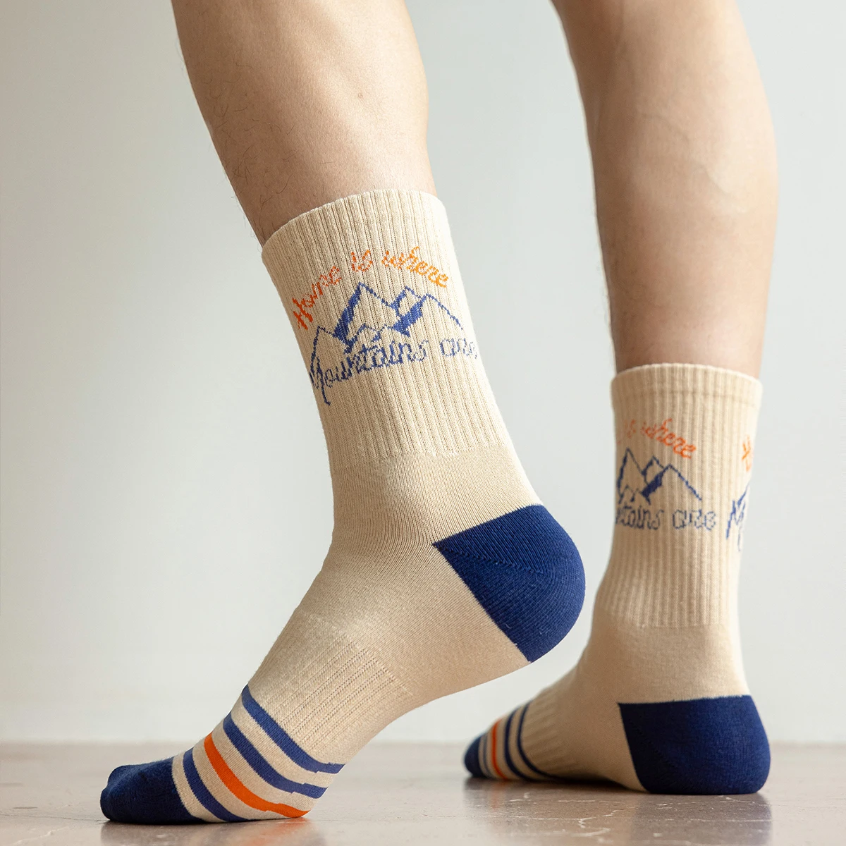 

Jacquard Tube Letter Big Size Harajuku Ankle Socks Street Bike BFF Long Short Special Sand Beach Sleep Classic Lady Cool Stuff