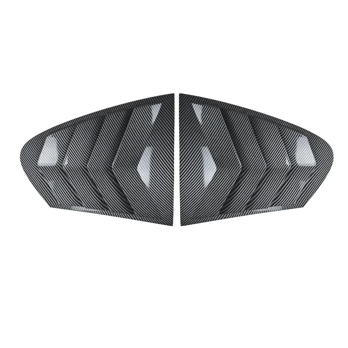 F10 Louver For BMW 5 Series F10 525i 530i 2011 2012 2013 2014 2015 Pair Rear Window Louvers Shutters Blinds Cover Trim car rear window cover car side window louver