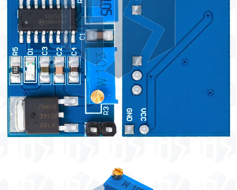 1 ~ 10PCS EGBO DC 5V 12V SG3525 PWM Controller Modul 200HZ-100KHZ Einstellbare frequenz Control Board Diy Elektronische – Detail 8