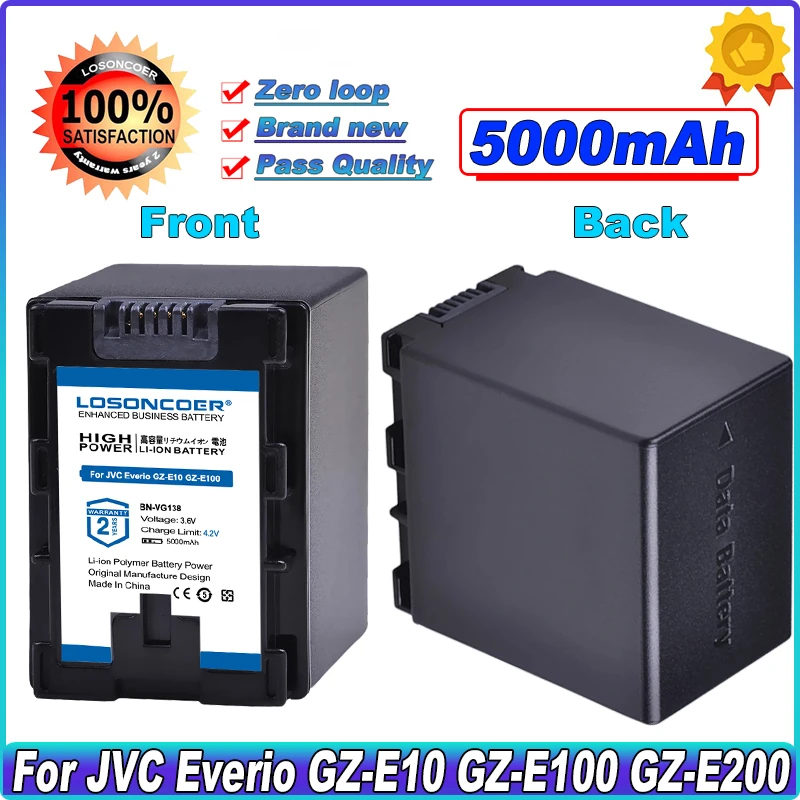 

Camera Battery BN-VG138 BNVG138 For JVC Everio GZ-E10 GZ-E100 GZ-E200 GZ-E300 GZ-E505B GZ-E515B GZ-EX250 GZ-EX310 GZ-EX355