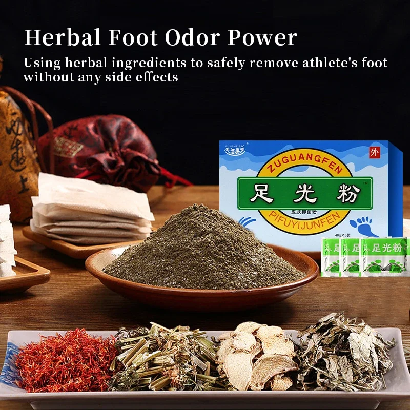 Foot Bath Powder Foot Odor Sweat Soak Tinea Pedis Athlete Feet Deodorizer Beriberi Antibacterial Remover Sophora Flavescens Care