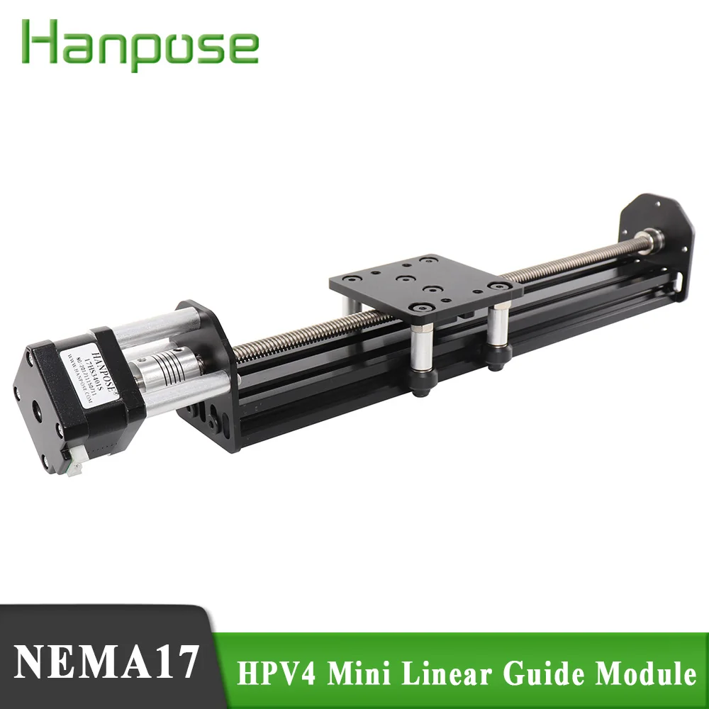 

NEW Openbuilds HPV4 Mini V linear actuator Linear module with 42 motor NEMA17 17hs3401S stepper motor for Reprap 3D printer