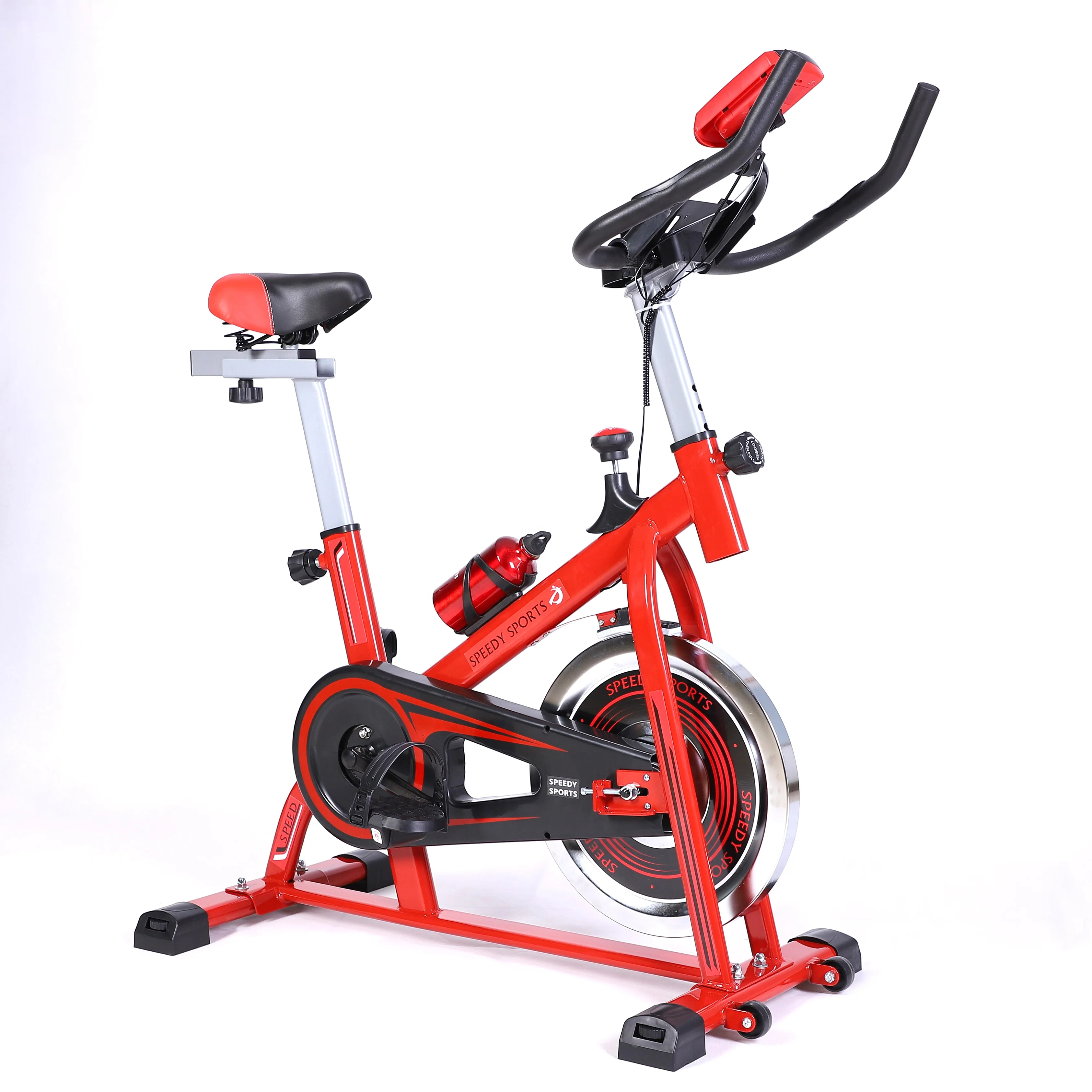 Indoor Fitness Sport Equipment Commercial Steel Exercise Bike Brake System for Home and Gym Use