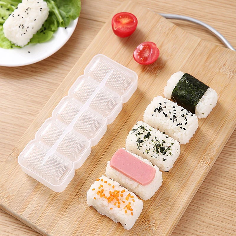 Rice Ball Mold Sushi Mold Japanese Nigiri Sushi Mold Rice Ball Non-stick Pressure Storage Box Lunch Box Lunch Tool DIY Kitchen