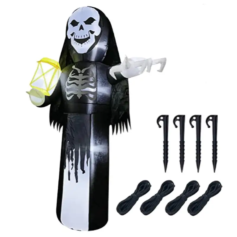 

Halloween Decorations Ghost Halloween Hangable Inflatable Ghost Decor Stable Horror Halloween Decoration With LED Light For