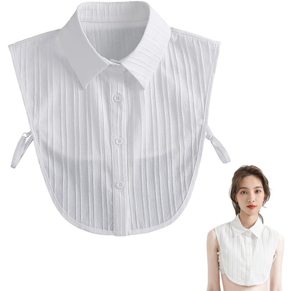 

Detachable Blouse Collar Dickey Pointed All-match Women Fake Cotton False Shirt Women's