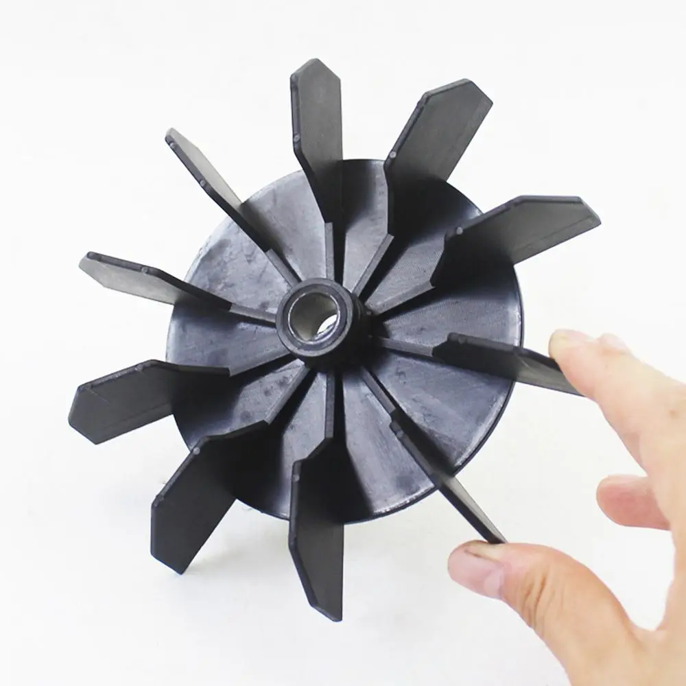 Black Piston Heat Dissipation Replacement Direct On Line Motor Air Compressor Fan Fan Blade
