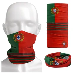 Portugal Flag Bandanas Outdoor Sports Hiking Camping Cycling Face Mask Tube Scarf Portuguese Windproof Neck Gaiter Balaclava