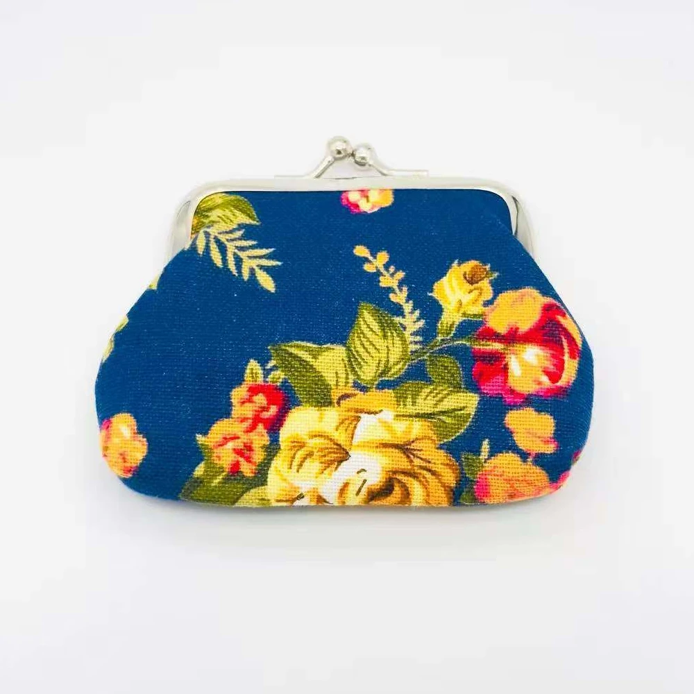 1PCS Fashion Rose Coin Purses Holder Women Mini Change Wallets Girl Money Bag Coin Bag Children Zipper Small Pouch Key Pockets