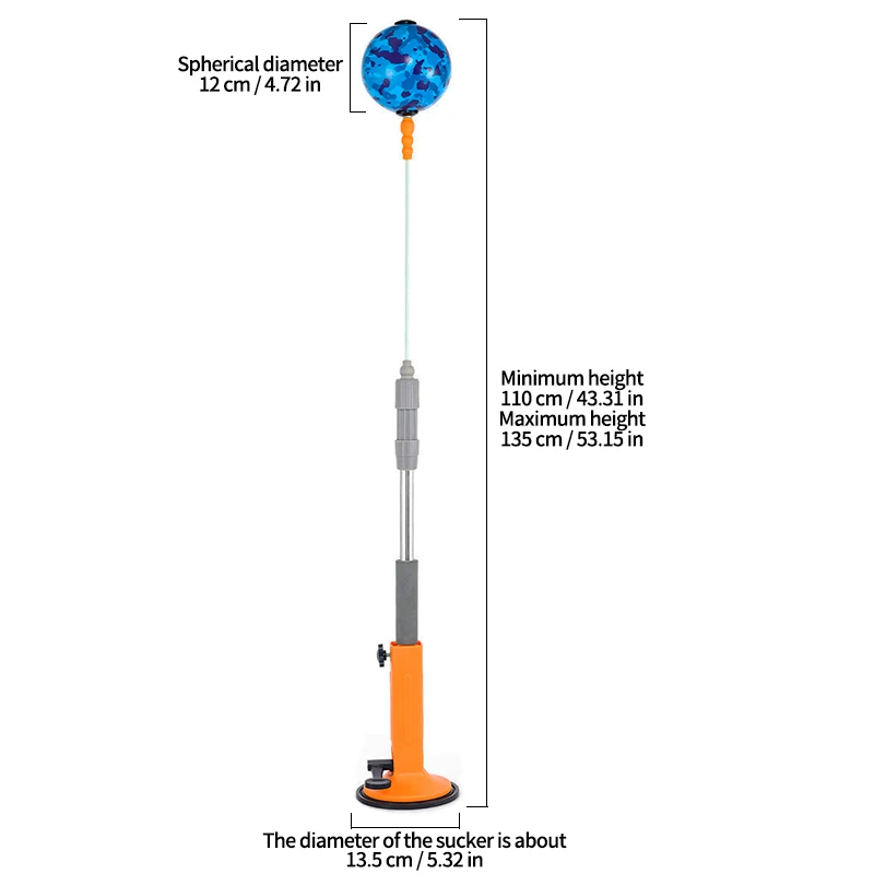 Vertical boxing reaction ball Children's boxing adjustable speed trainer home pressure relief target