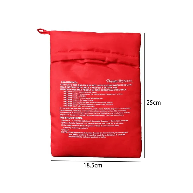 Microwave Cooker Bag 1/2pcs Potato Cooker Bag Baked Potato Microwave Cooking Quick Fast kitchen accessories kitchen gadgets