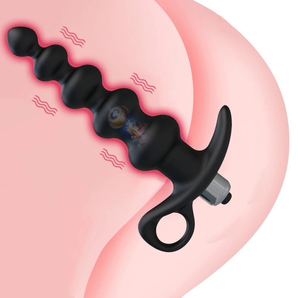 Anal Beads Vibrator Prostate Massager Butt Plug For Stimulation_voghion.com