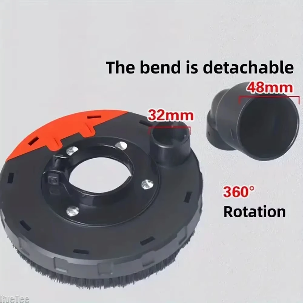 Universal Angle Grinder Dust Shroud for Surface Grinding and Cutting Dust Collection