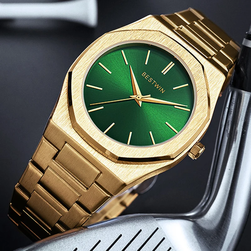 black color car truck interior dashboard clock automotive luminous backlight glass mirror and zinc alloy shell Luxury Men Watch Fashion Men's Quartz Wristwatch Classic Brand Gold Black Green Dial Roman Numbers Watches Business Man Clock