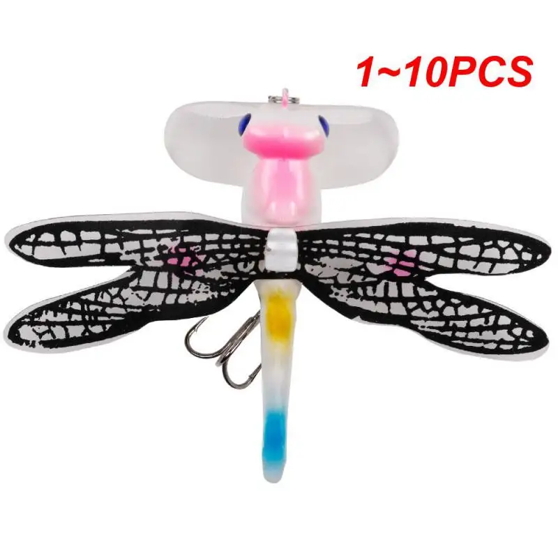 

1~10PCS Topwater Dragonfly Flies Insect Fly Fishing Lure 6G 7.5CM Trout Popper Artificial Bait Wobblers For Trolling Hard