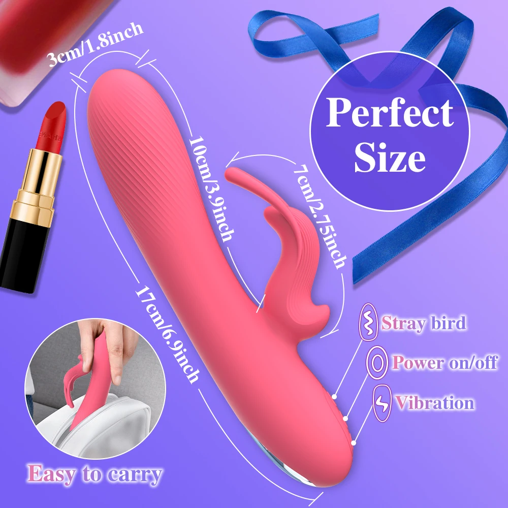 Rabbit Vibrator For G-spot And Clitoral Stimulation For Women_voghion.com