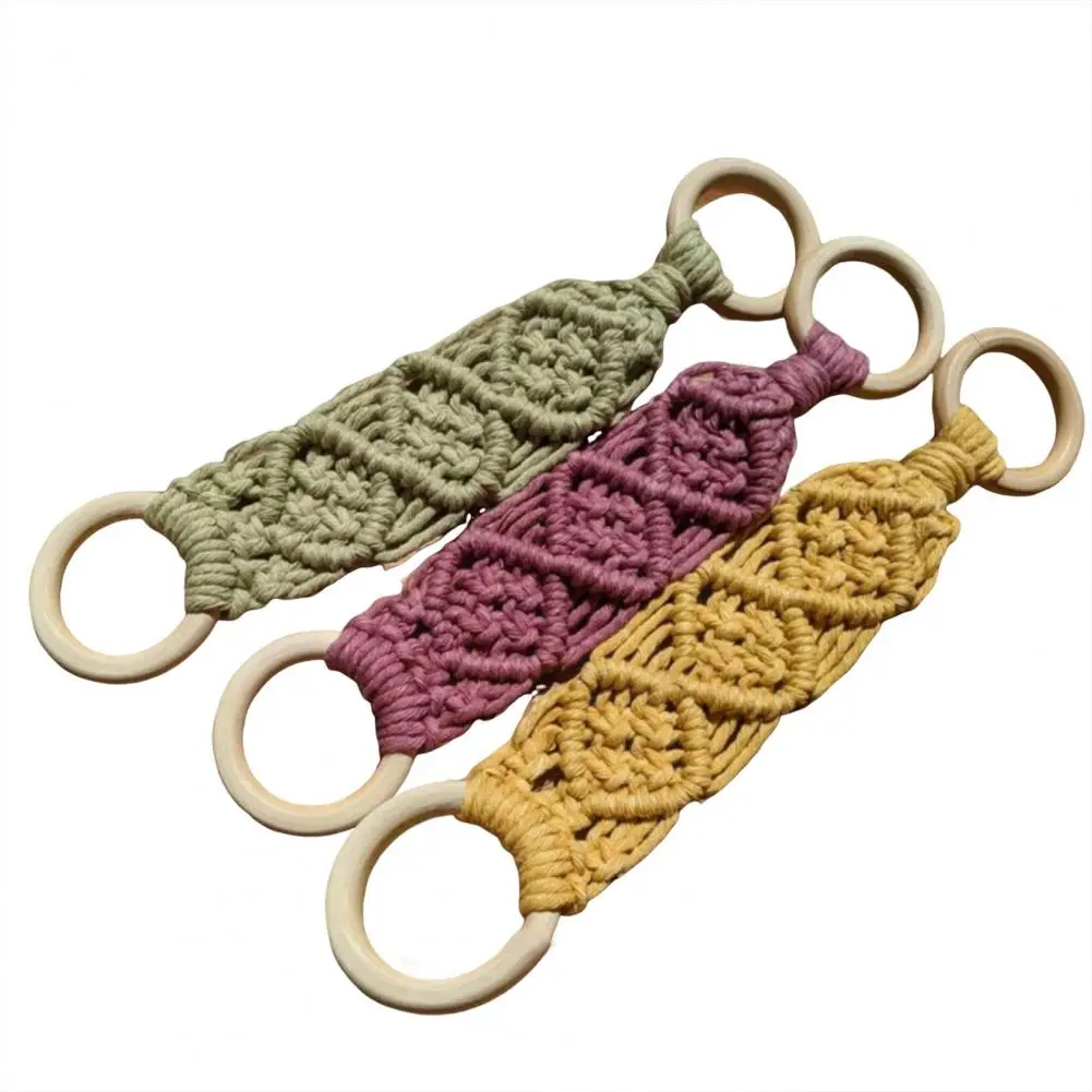 Crochet Towel Ring Easy Installation Towel Ring Versatile Crochet Kitchen Hanger Easy Hanging for Dish for Various