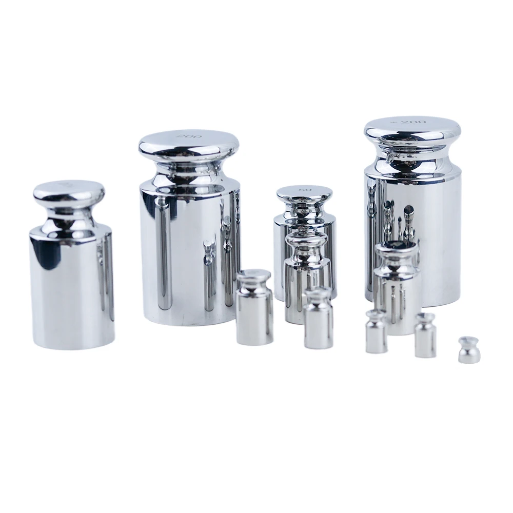 F1 Grade 23pcs 1mg-500g 304 Stainless Steel Digital Scale Calibration Weights Ki