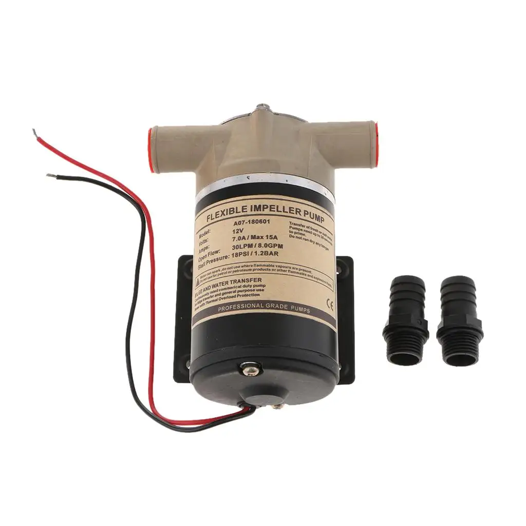 RV 및 선박용 수압 다이어프램 펌프, 12V, 8 GPM, 30 LPM, 18 PSI