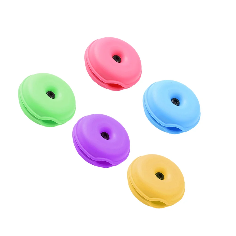 

Cable Management Headphone Stand Winder Case 5pcs Mobile Holder Cable Storage Protector Wire Winder for Headset Cord Mouse Wire