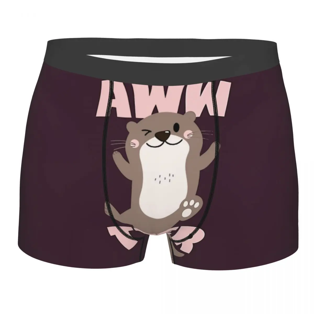 

Cute Kawaii Awwtter Otter Pet Lover Underpants Homme Panties Men's Underwear Print Shorts Boxer Briefs