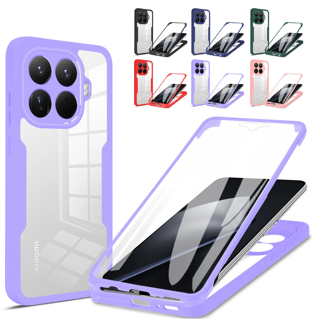 Clear 360 Full Wrap Case with Camera Lens and Screen Protection