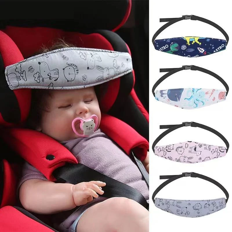 Baby Car Seat Head Support Children Fastening Belt Adjustable Boy Girl Sleep Positioner Baby Saftey Pillow Infant Head Protector auto seat head support head protection pillow car seat head belt baby head fixation belt
