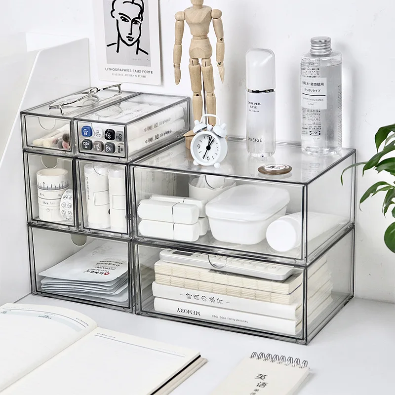 Clear Drawer Storage Box Organizer 1