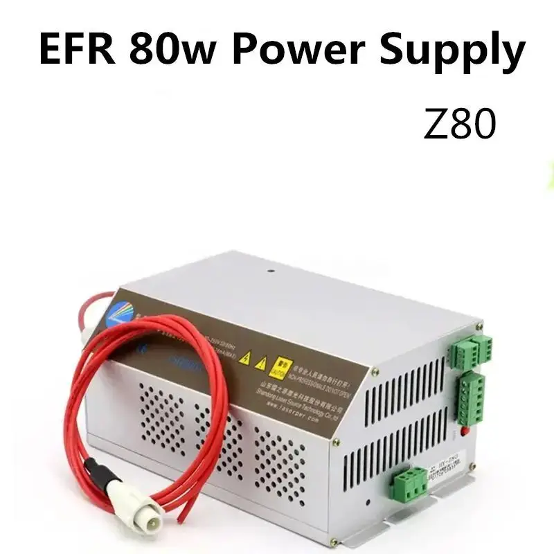 

EFR HY-Z80 80W Laser Power Supply SPT EFR YONGLI RECI Co2 Laser Tube 80W 90W Use