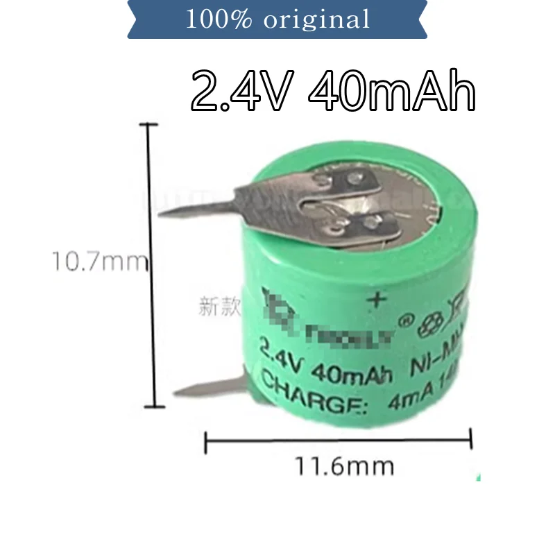 10PCS 2.4V 40mAh - AliExpress 502