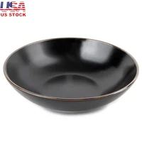 Stoneware Bowl Microwave Dishwasher Safe Durable Ceramic Kitchen Decor Soup Salad Stew Elegant Design Essential Home Cookware