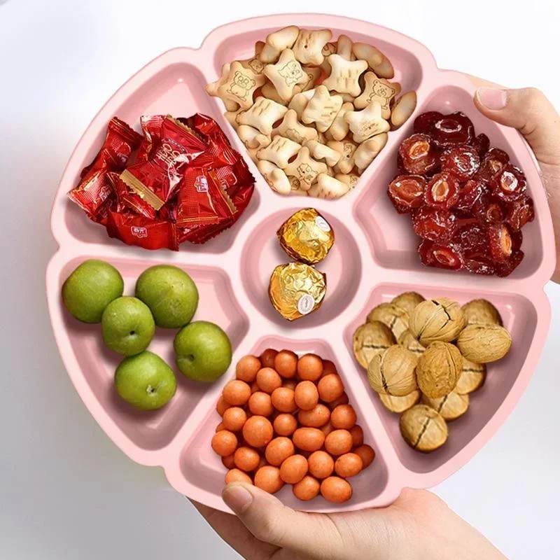 Pretty Petal Fruit Nut Storage Tray Epoxy Resin Mold Creative DIY Dishes Plate Silicone Mould Suitable Home Snack Moulds