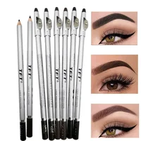 1/3pcs Eye Brow Pencil Waterproof Professional Women Eye Makeup Pen Easy Color Natural Black Brown Cosmetic Beauty Eyebrow Tool 1