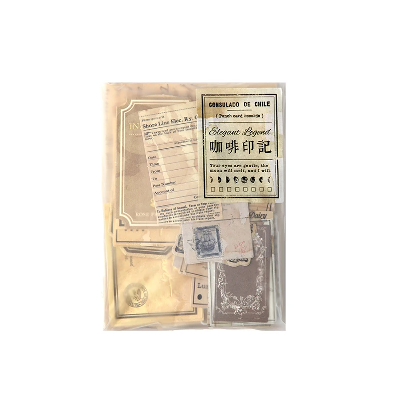 Scrapbooking Paper 100pcs/pack Vintage Memo For DIY