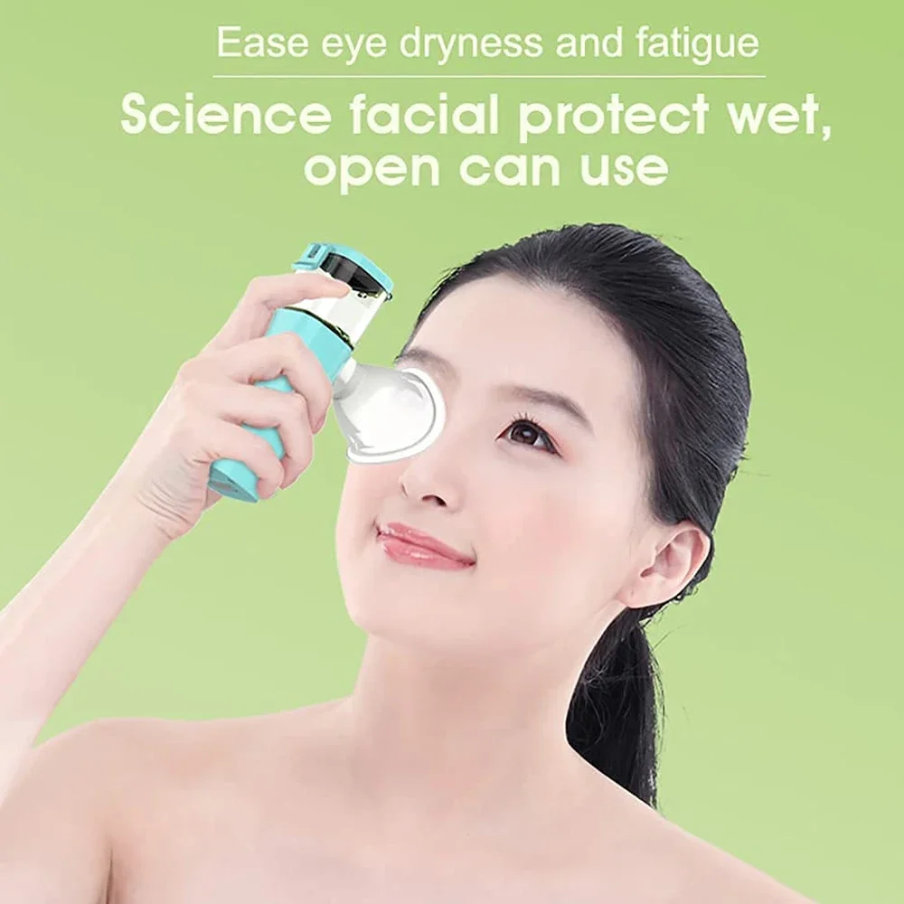 Portable Face Sprayer Eye Sprayer with Nozzle Mini Cool Mist Facial Steamer Handheld Hydrating Mist Sprayer for Face & Eyes
