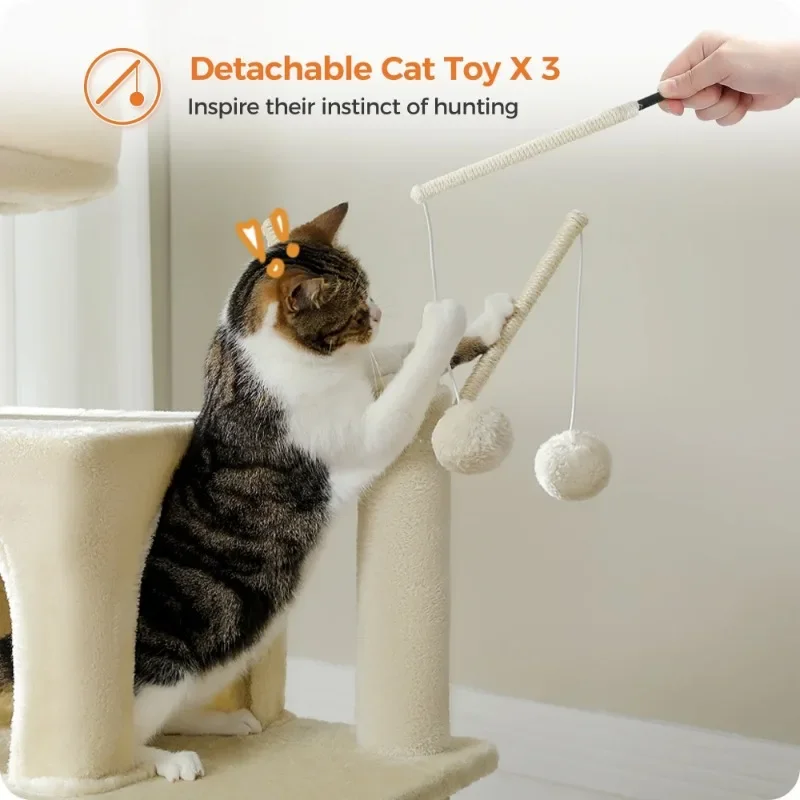 69" Multi-Level Cat Tree 5