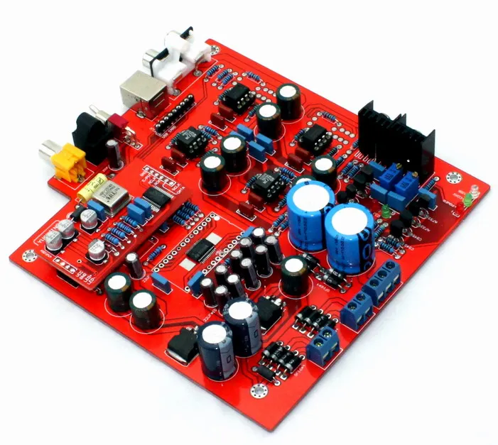 DAC 디코딩 보드 (USB 서브 카드 제외), PCM1794 + WM8805