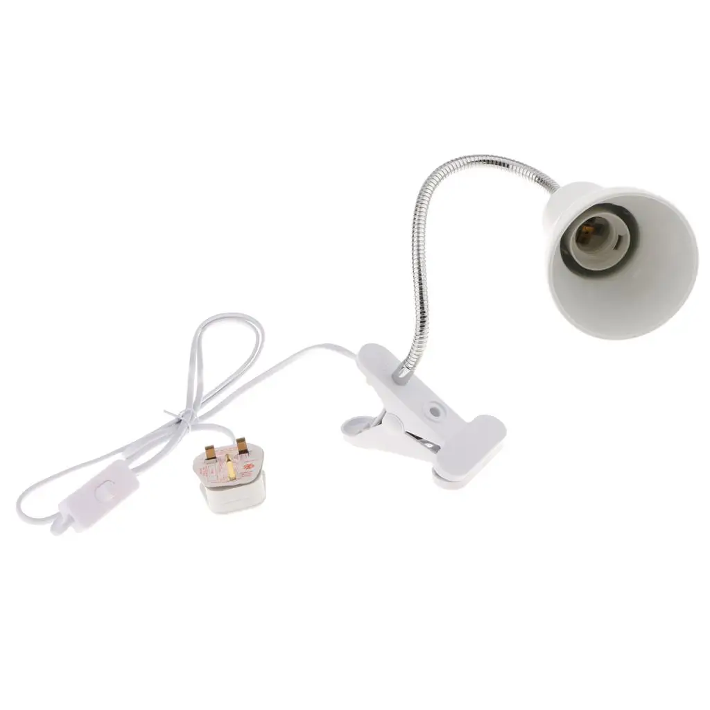 Flexible-Reptile-Lamp-Holder-E27-Light-Bulb-Clip-Table-Lamp-Holder-UK ...