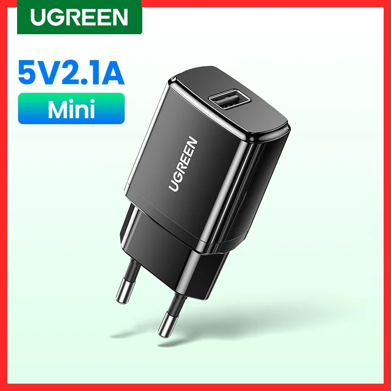 

Ugreen 5V 2.1A USB Charger for iPhone 14 X 8 7 iPad Fast Wall Charger EU Adapter for Samsung S9 Xiaomi Mi 8 Mobile Phone Charger