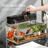 FishTank Cleaning Filter Box Oxygen Increasing Pump – Wall Mounted Aquarium Filter for Clean and Oxygen-rich Water