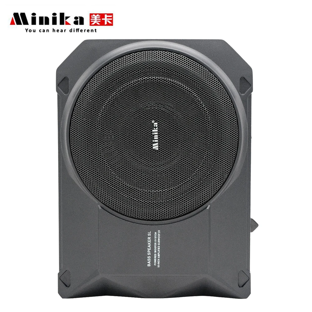 10 Inch Active Subwoofer Car Audio Sub Woofer Speakers With Amplifier Car Speaker Auto Audio System Under Seat Bass Woofers