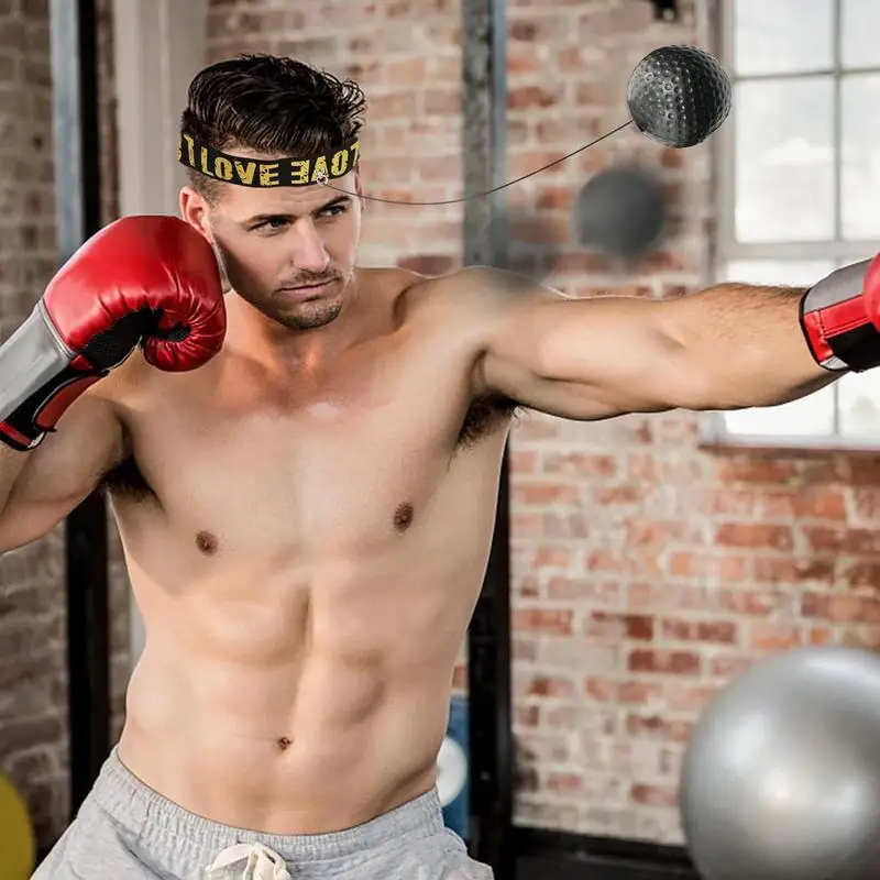 1pc Head-mounted Speed Ball Boxing Magic Ball Reaction Fighting Training Coordination Ability to Vent Boxing Speed