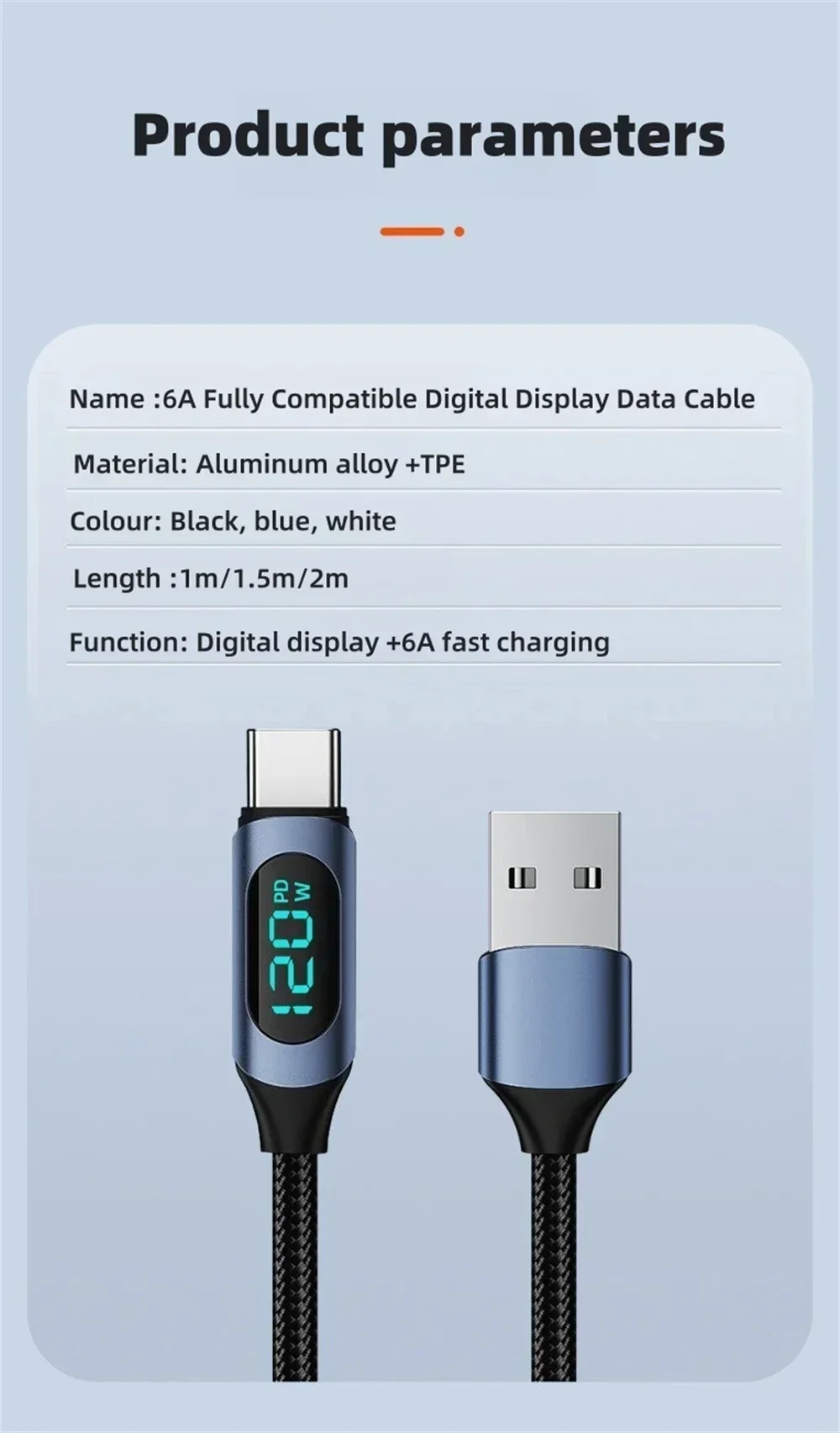 120W USB C Data Cable PD Fast Charging Phone Charger Cord For iPhone Samsung Xiaomi Macbook Type C To Type C Quick Charge Cable