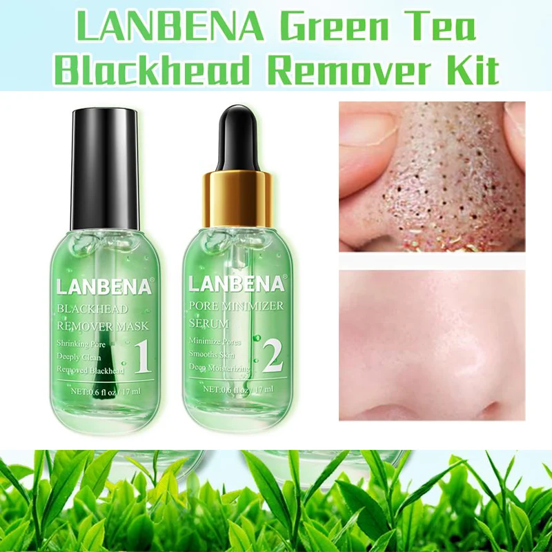 

LANBENA Blackhead Remover Nose Stripes Face Masks Care Serum Shrink Pores Treatment Shrinks Pore Essence Facial Beauty Skin Care