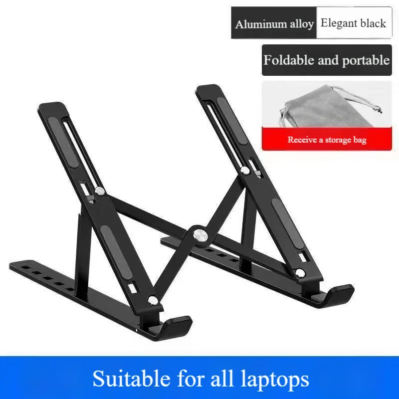 Sleek Aluminum Adjustable Portable Laptop & Tablet Stand