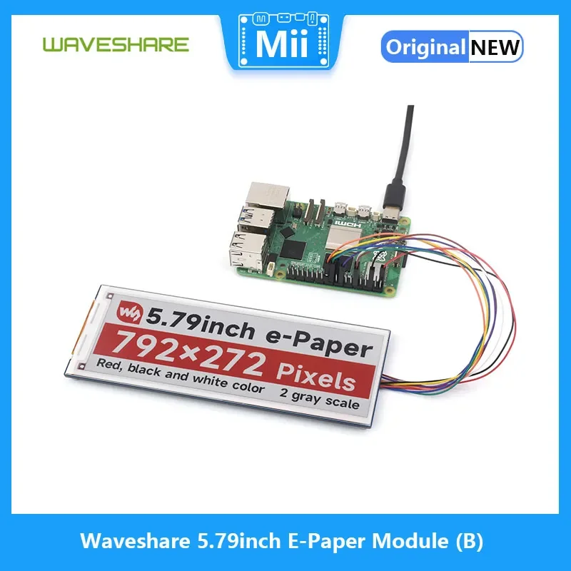 Waveshare    (B),  ũ ÷, , , ȭƮ, SPI ̽,  ,  ø, 5.79 ġ, 792x272