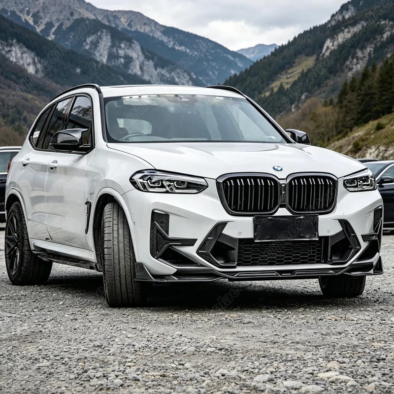BMW F97 X3M F98 X4M LCI 2022 2023 2024 2025 2026 차량용 프론트 범퍼 립 스포츠 레이싱 프론트 턱 스포일러 바디 개조 키트