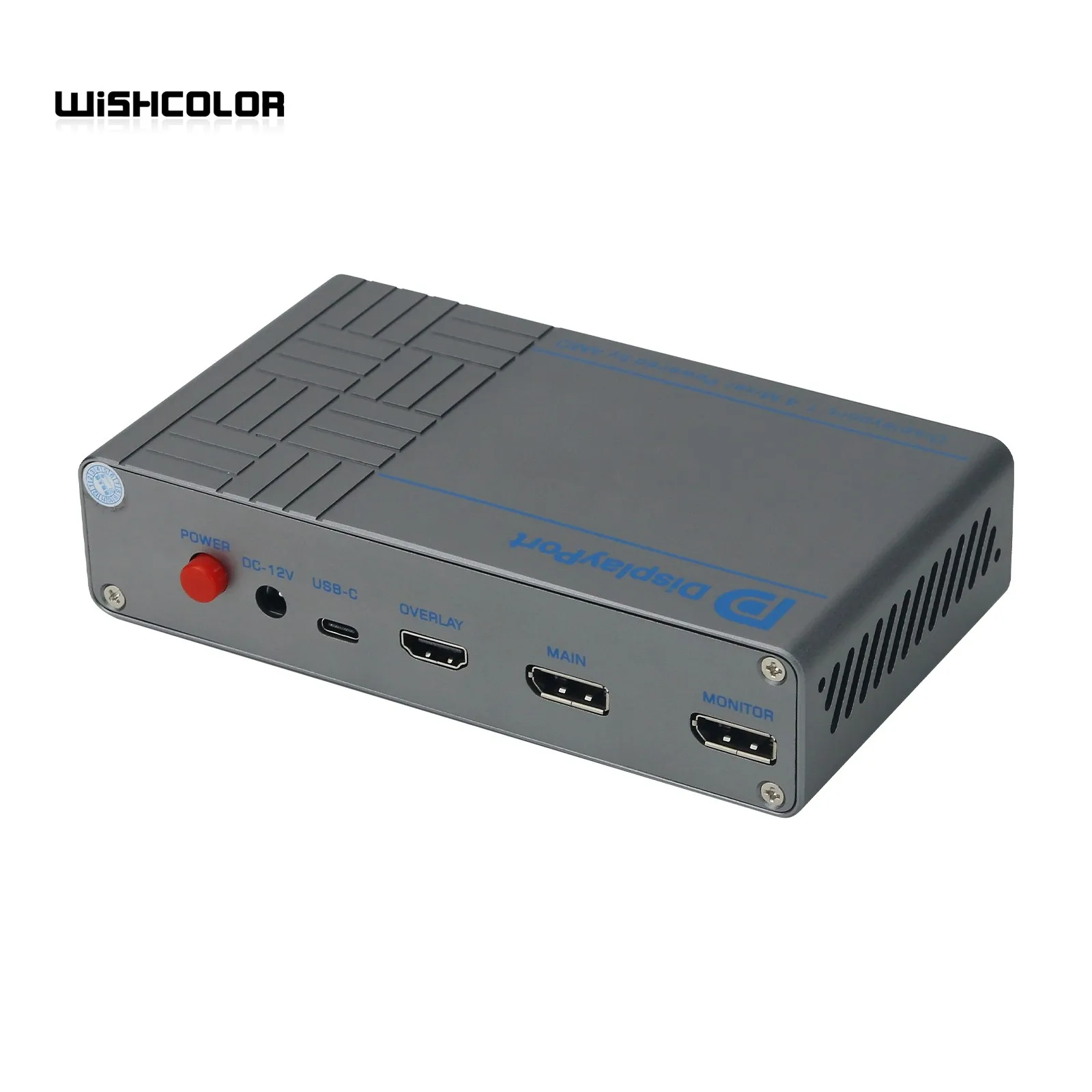 Wishcolor CapDMA Video Overlay Box 4K Adaptive Fuser HDMI-compatible DMA Video Processor Support for 1K480/2K240 4
