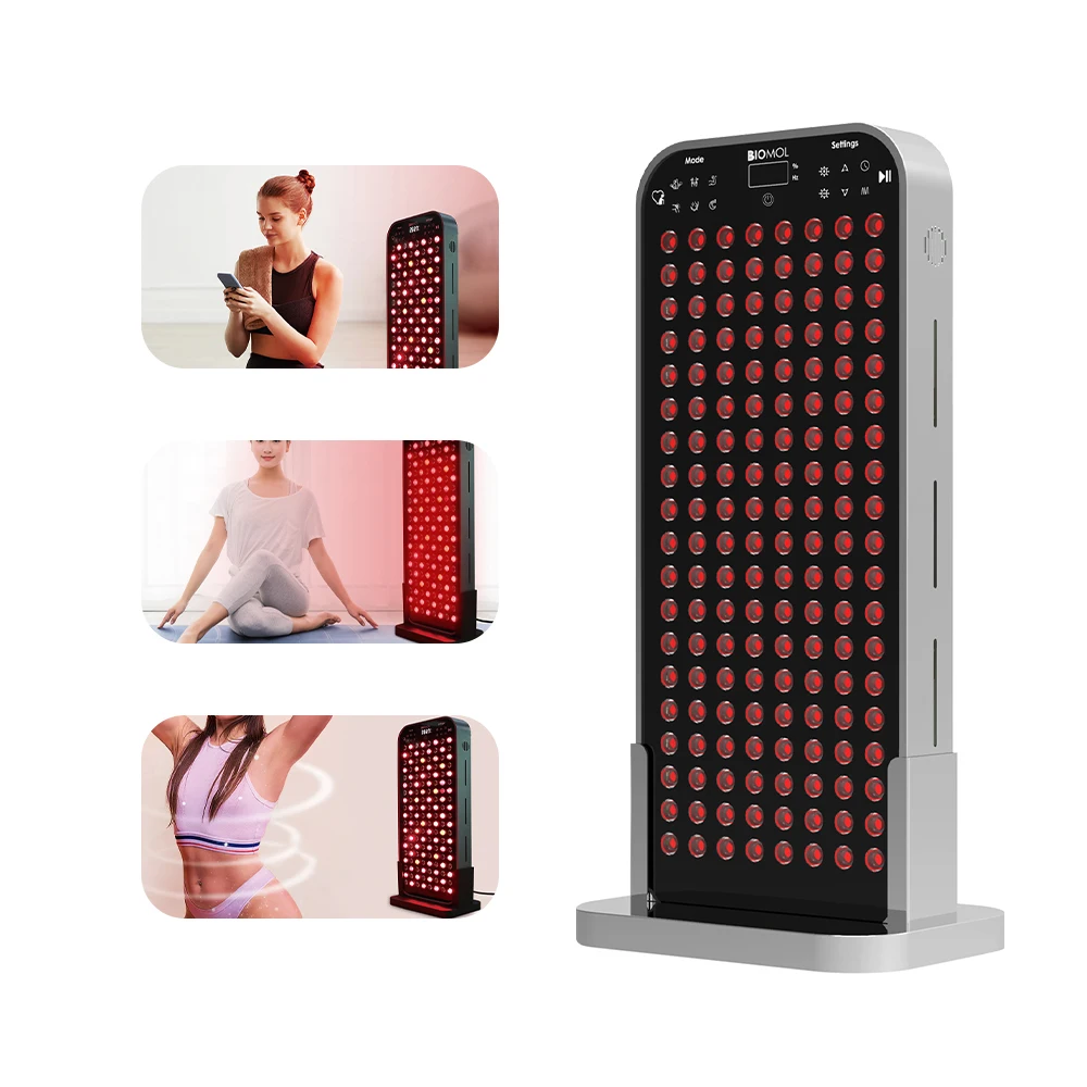 

Liya Red Light Therapy Devices for Body 760W half body treatment 660nm and 850nm Near Infrared Lamp 152LEDs Skin Care